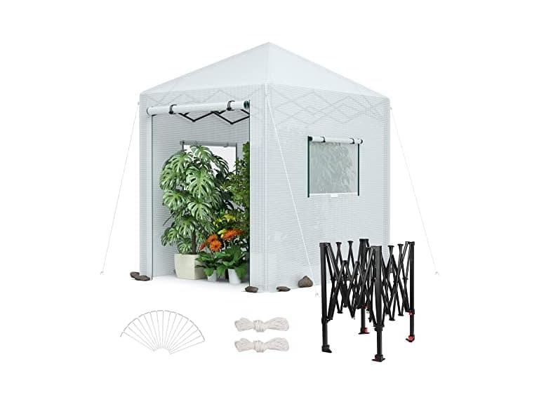 WORKPRO Greenhouse, 94" x70" x98" Blue