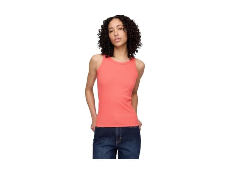 GAP Women Ribbed High Neck Tank