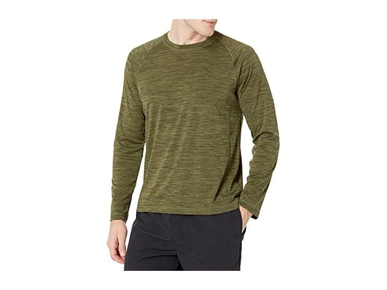 Amazon Essentials Men Long-sleeve Quick-dry 50 Tee
