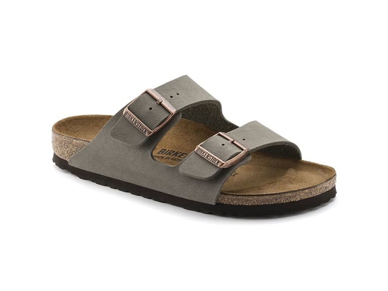 Birkenstock Unisex Arizona Birkibuc Stone