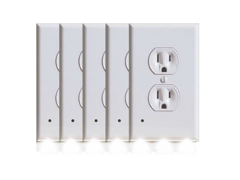 5-Pack Outlet Cover with Built-In LED Light