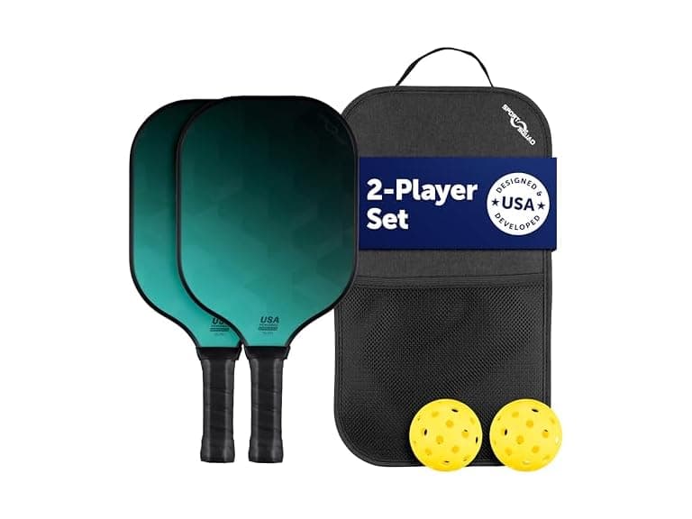 Sport Squad Pickleball Set with Travel Bag (Green)