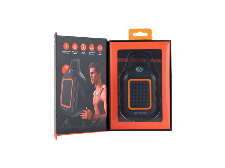 Solar Wireless Speaker with Compass
