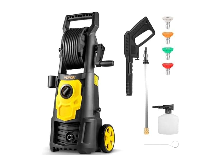 VEVOR Electric Pressure Washer, 2000 PSI 1.65GPM