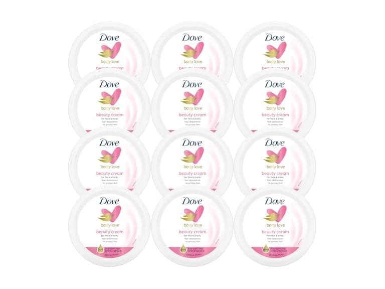 Dove Beauty Cream Travel Size 2.53oz 12ct
