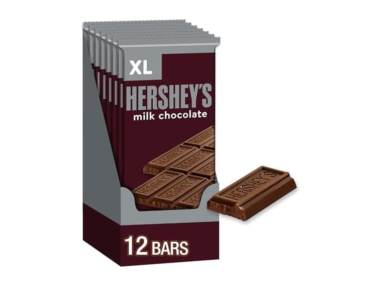 Hersheys Milk Choc XL Bars 4.4oz 12ct