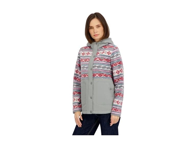 Billabong Womens Sherpa Bonded Polar Fleece Jacket