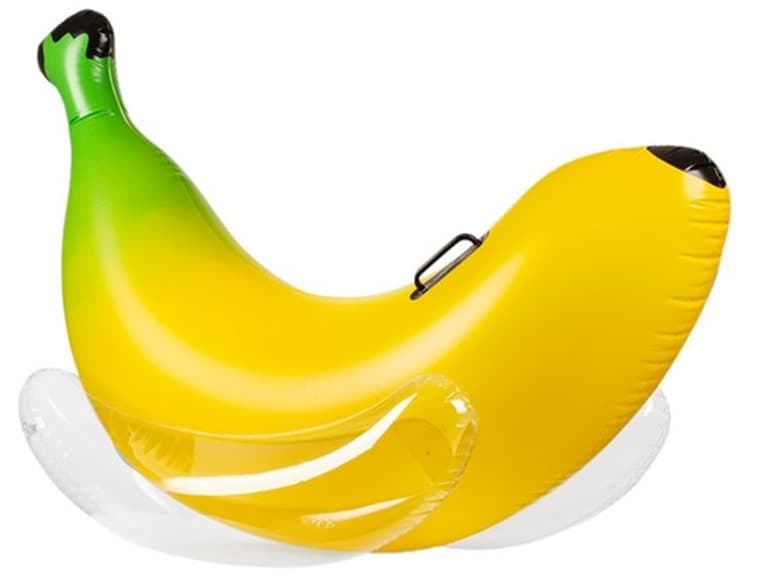 ZoneInflatable Banana Pool Float Rocker