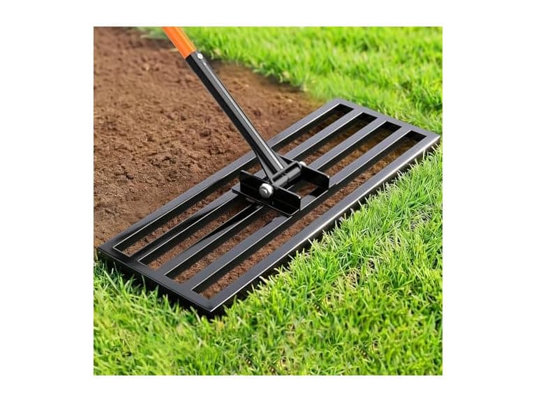 COZEER 30" x 10" Lawn Leveling Rake