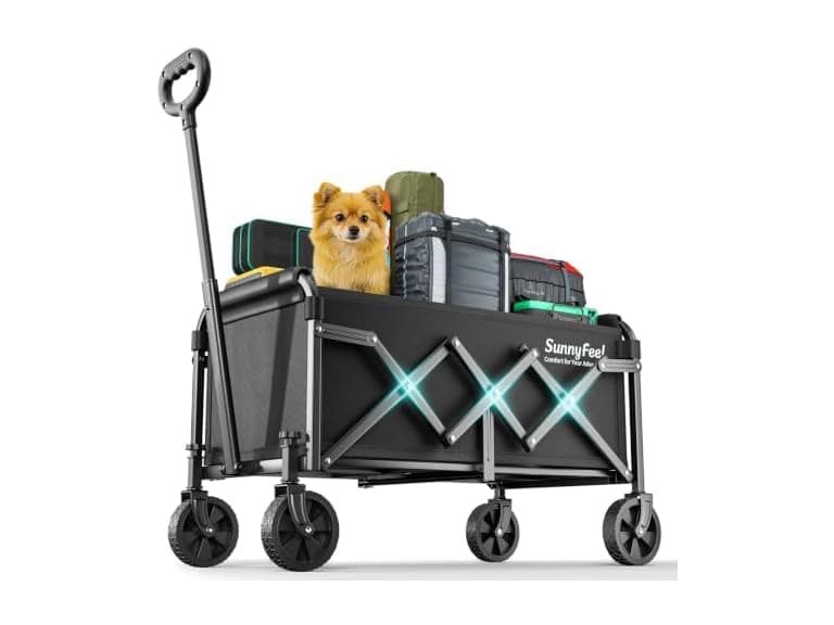 SUNNYFEEL Lightweight Folding Wagon Cart