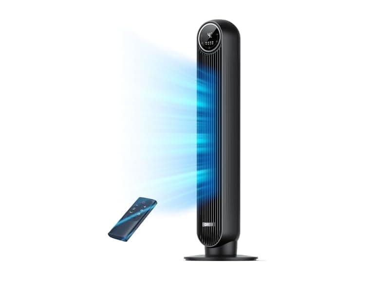 Bladeless Tower Fan w/ Remote Control