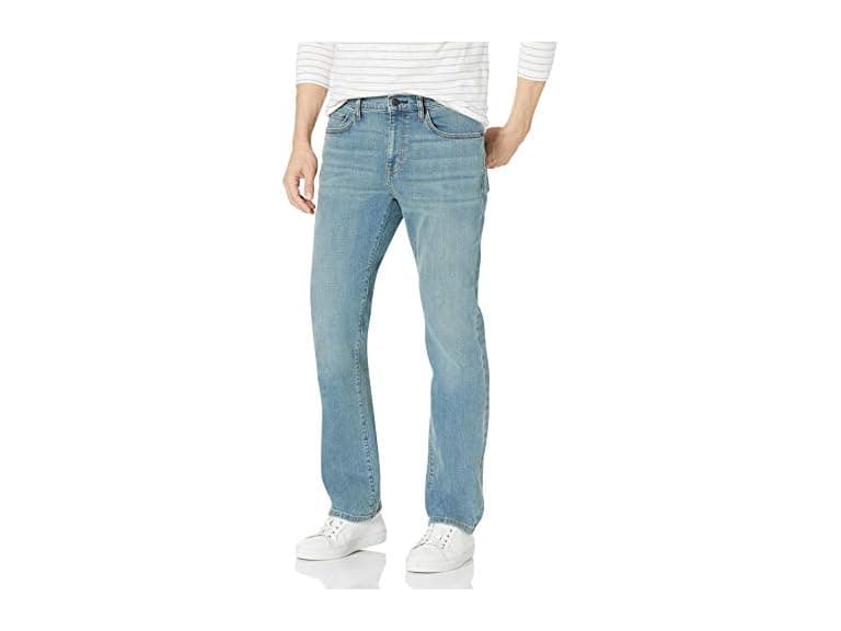 Amazon Essentials Men Jean Light Blue Vintage