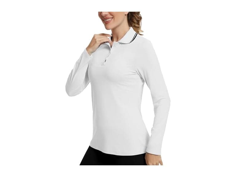 Ggov Women Golf Polo Shirts Long Sleeve UPF Shirts