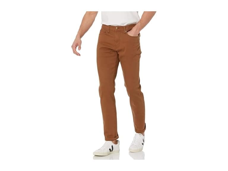 Amazon Essentials Men Jean Dark Khaki Brown