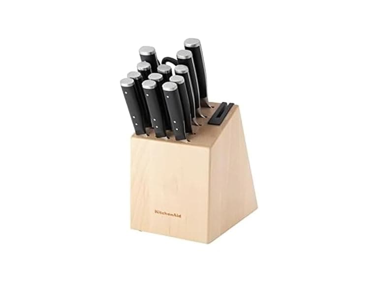 KitchenAid Gourmet Forged Triple Rivet Knife Block Set