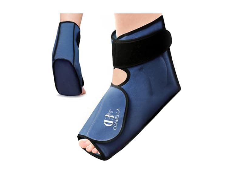 CONBELLA B0GQFFY882 Ankle Ice Pack Wrap for Swelli