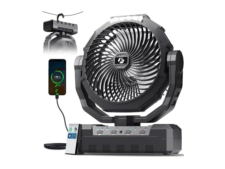 FRIZCOL 24000mAh 3-in-1 Camping Fan