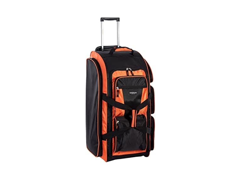 Travelers Club 30" Rolling Duffel Orange