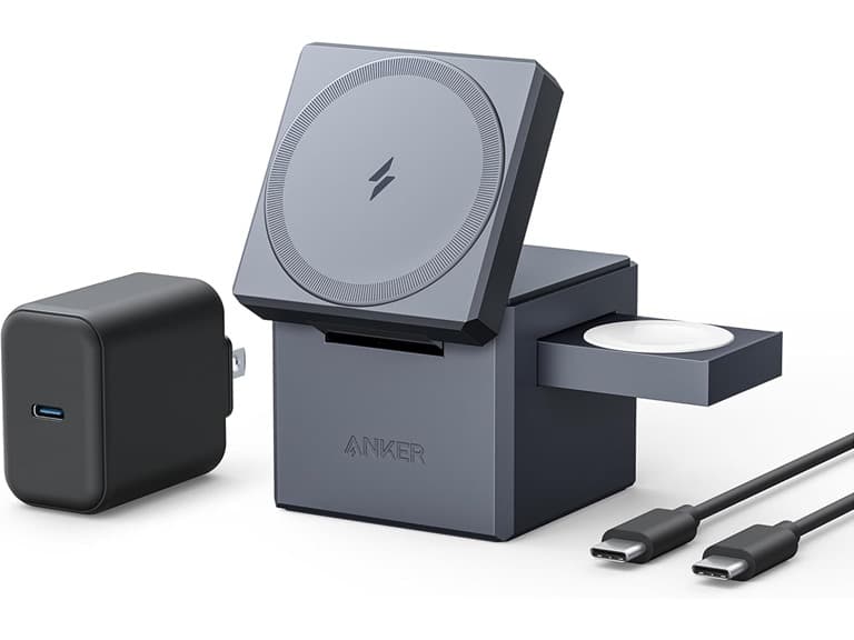 Anker 3-in-1 MagSafe Wireless Charging Cube