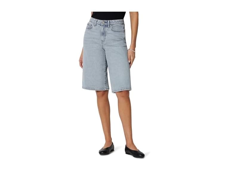 Amazon Essentials Women Mid-Rise Long Jean Shorts