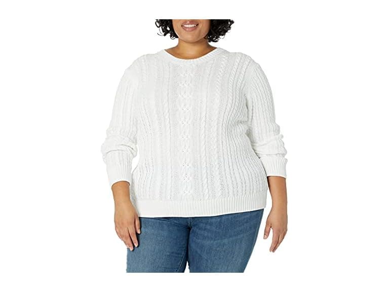 Amazon Essentials Women Fisherman Cable Sweater