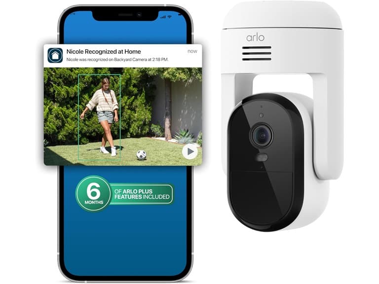 (1 or 2 PACK) (NEW) Arlo Essential Pan Tilt Security Camera