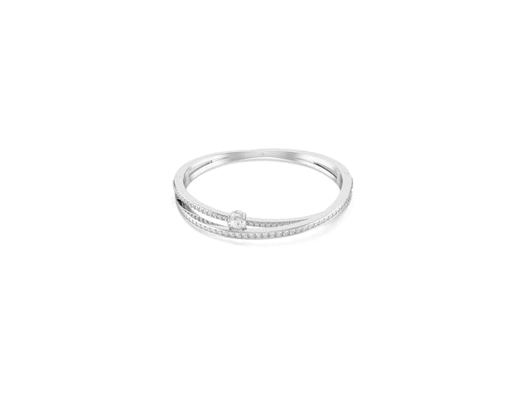 Swarovski Hyperbola Bangle Mixed Cuts Clear