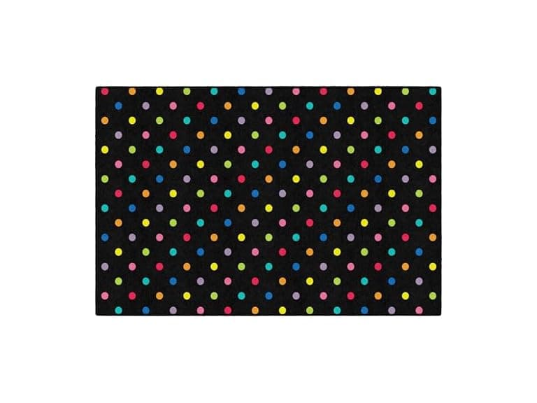 Flagship Carpets Polka Dots Rug 5'x7'6"