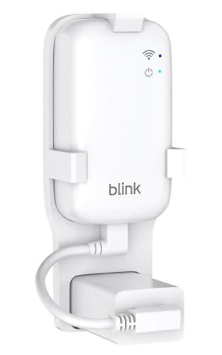 Outlet Wall Mount for Blink Sync Module Core, Sync Module Core Mount Bracket Holder for Blink Outdoor/Indoor Security Camera, No Messy No Drilling Wires Home Security Camera Mount with Short Cable