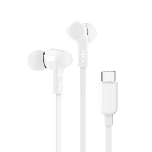 Belkin SoundForm Headphones - ...tor (USB-C Headphones) (White)
