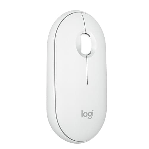 [AC] $14.99 | Logitech Pebble Mouse 2 M350s Slim Bluetooth Wireless Mouse, Tonal White at Amazon