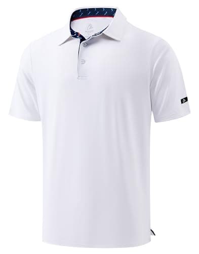 Obla Men's UPF 50+ Moisture-Wicking 4-Way Stretch Golf Polo Shirt (S-4XL, Various Colors) $12.99 + Free Shipping w/ Prime or on $35+