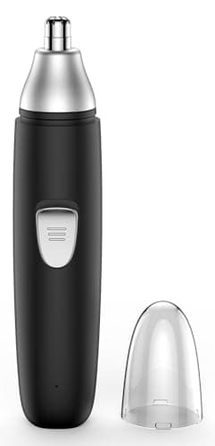 Notato Nose Hair Trimmer Professional Painless Eyebrow Trimmer Powerful Motor and Edge Blades for Smoother Cutting (Black)