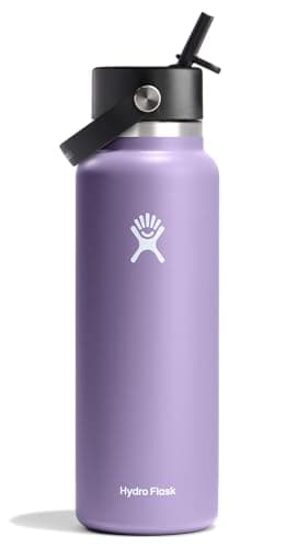 Hydro Flask 40 Oz Wide Mouth Flex Straw Cap Moonshadow