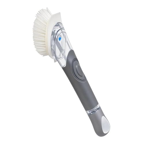 CELOX Dish Brush w/ Soap Dispenser (Dark Gray) $6