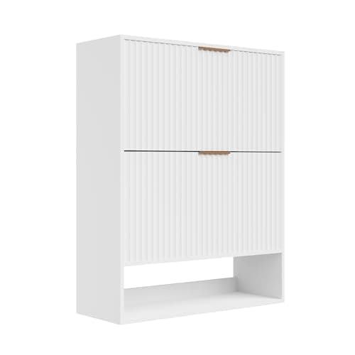 PeacefulHues 31.5'' Shoe Cabin...s Organizer for Foyer, Hallway