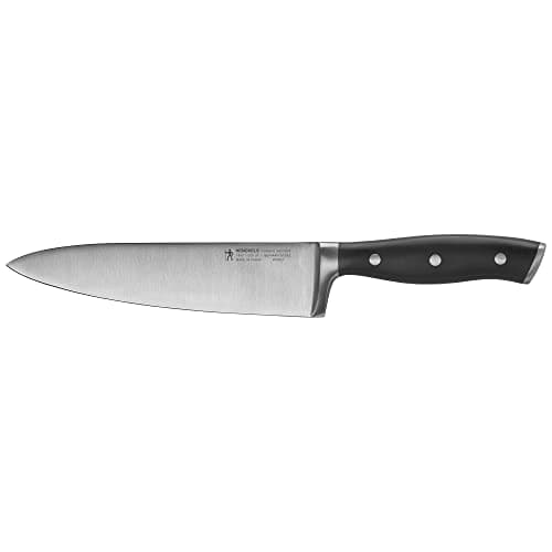 Henckels Forged Accent 8-inch Chef's Knife, Black for $25