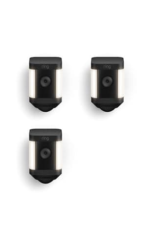 Ring Spotlight Cam Plus, Batte... Security Siren, 3-pack, Black