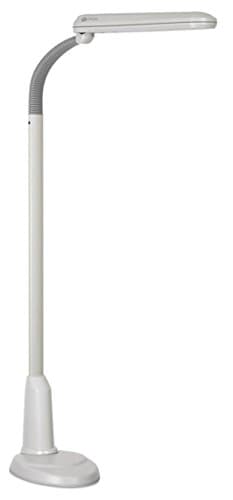 Ott-Lite L24554 Task Plus High... Floor Lamp,Plastic, Dove Grey