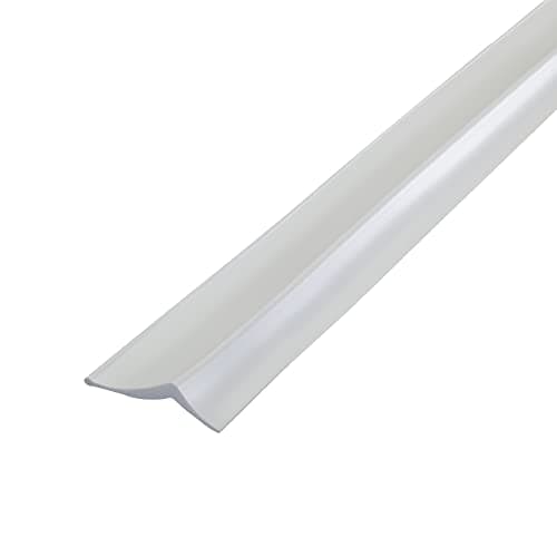 MD Building Garage Door Top an...es Seal, White, 30ft x 1-1/2in