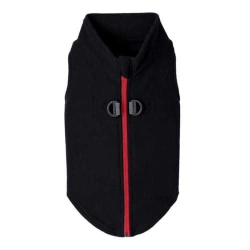 Gooby Zip Up Fleece Dog Sweate...Leash for Small to Medium Dogs