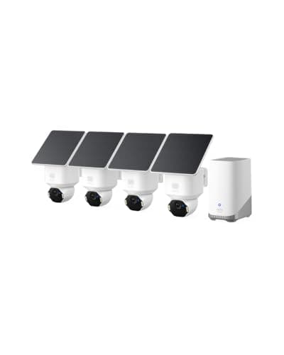 Prime Members: eufy Security SoloCam E42 4-Cam Kit (HomeBase S380) $430 & More + Free S&H