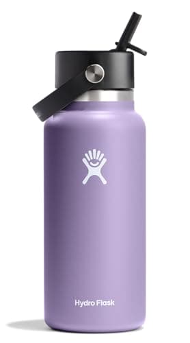 Hydro Flask 32 Oz Wide Mouth Flex Straw Cap Moonshadow