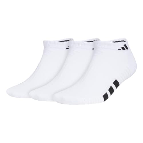 adidas Mens Cushioned Low Cut Ankle Socks (3 Pairs) Durable & Comfortable