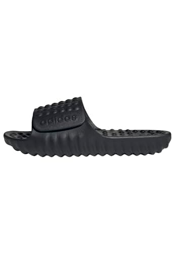 adidas Unisex-Adult Adissage 360Rec, Black/Black/Black, 14