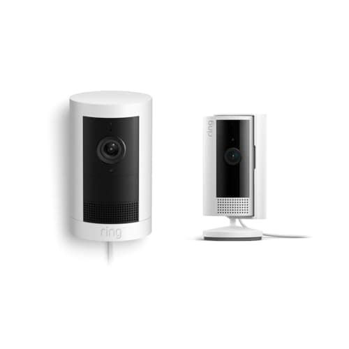 All-new Ring Outdoor Cam Plus ...te with Ring Indoor Cam, White