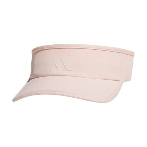 adidas Women's Superlite Visor – Lightweight Moisture-Wicking Running Tennis Hat, Blush Pink/Pink Tint/3, OSFA