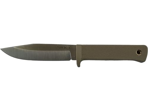 $98.98 | Cold Steel Exclusive SRK Compact Fixed Blade Knife 5" Clip Point CPM-3V Satin Blade Kray-Ex Handle Flat Dark Earth at Amazon