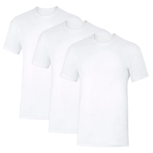 Hanes Men's Sweat Block Undershirt 3-Pack for $11 + free shipping w/ Prime
