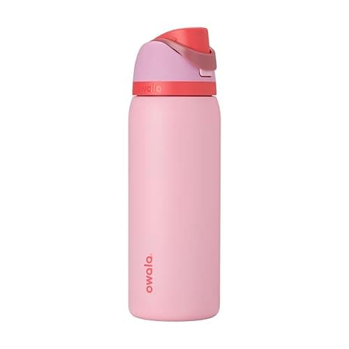 32-oz Owala FreeSip Insulated Stainless Steel Water Bottle w/ Straw (various) $28